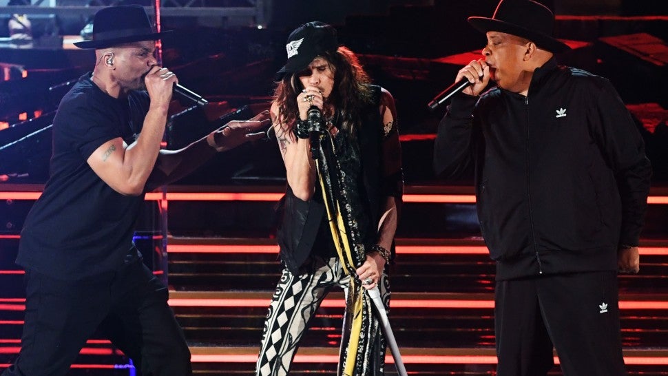 Aerosmith reunites with Run-D.M.C. at Grammys gig